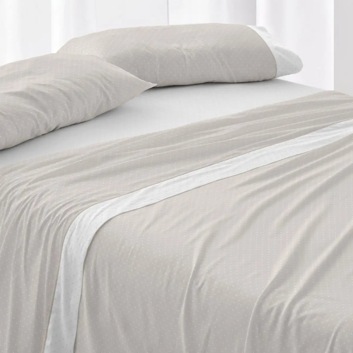 PARURE DE DRAPS TISSU 238 BEIGE BURRITO BLANCO