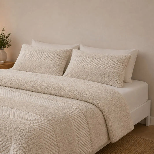 CONFORTER SHERPA TEIDE BEIGE TROVADOR