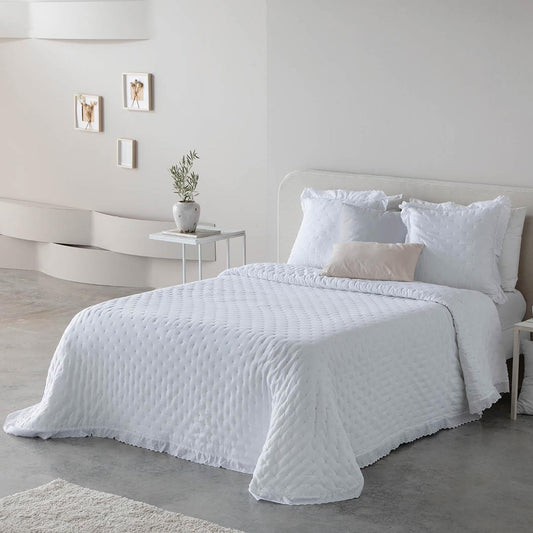COLCHA BOUTI ADELIA BLANCO FUN&DECO