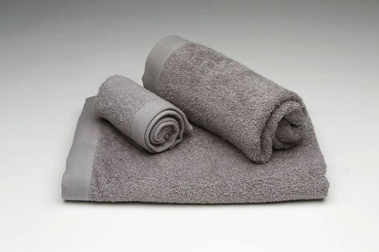 HANDTUCHSET 080 GRAU BURRITO BLANCO