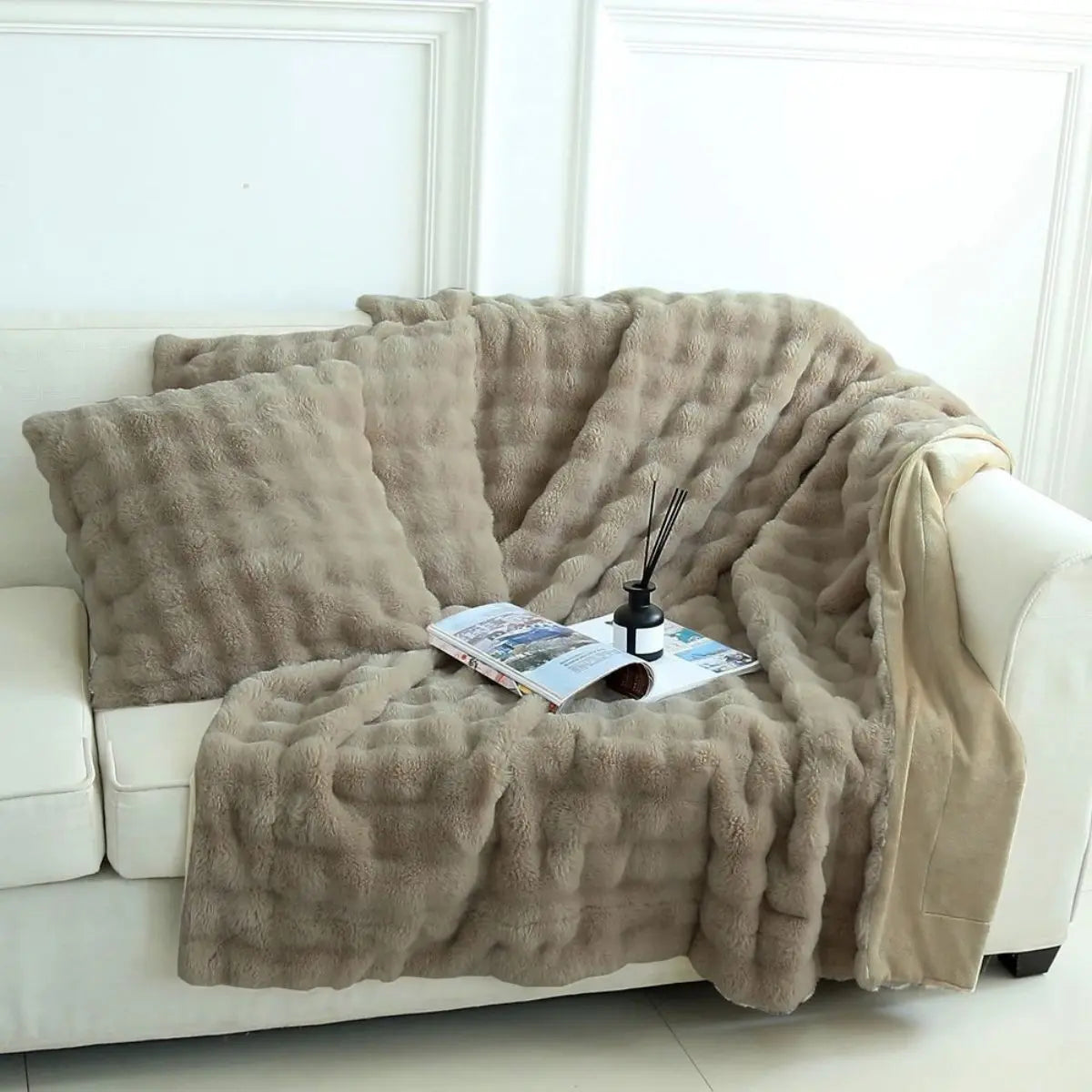 KOC FLANELOWY BUBBLES VISON STILIA