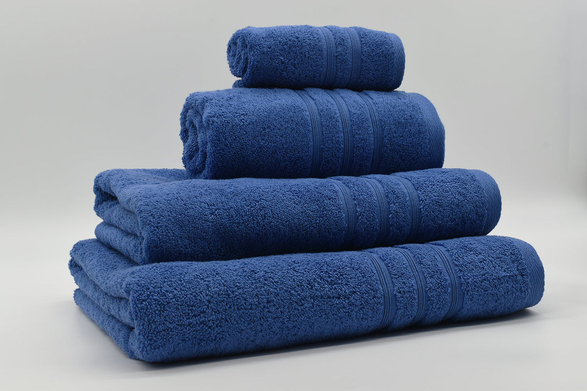 ASCIUGAMANO SPUGNA AMERICANA BLU ELETTRICO VIDAL HOME
