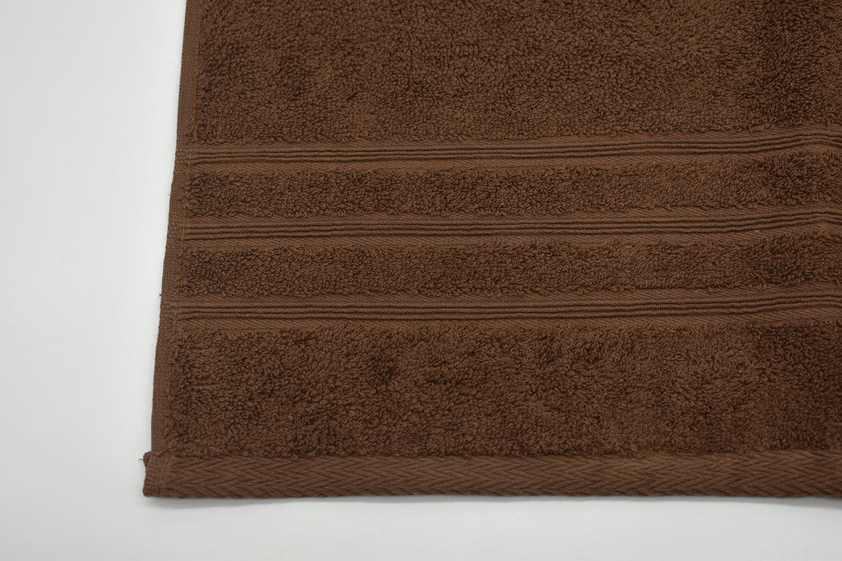 VIDAL HOME AMERICANISCHES FROTTIERHANDTUCH SCHOKOLADE