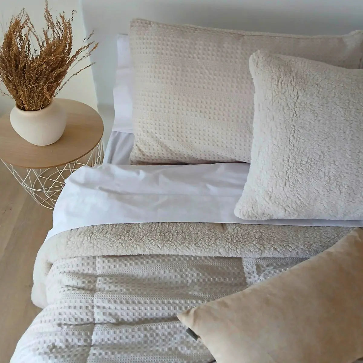 CONFORTER JACQUARD MODELO SALCE C/02 BEIGE SANDECO