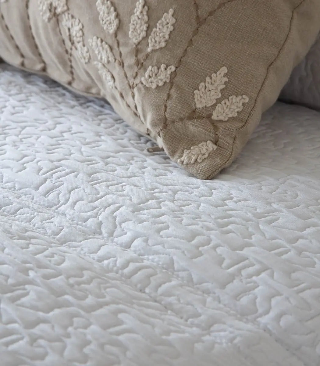 CONFORTER JACQUARD RIAZA C/01 BLANCO SANDECO