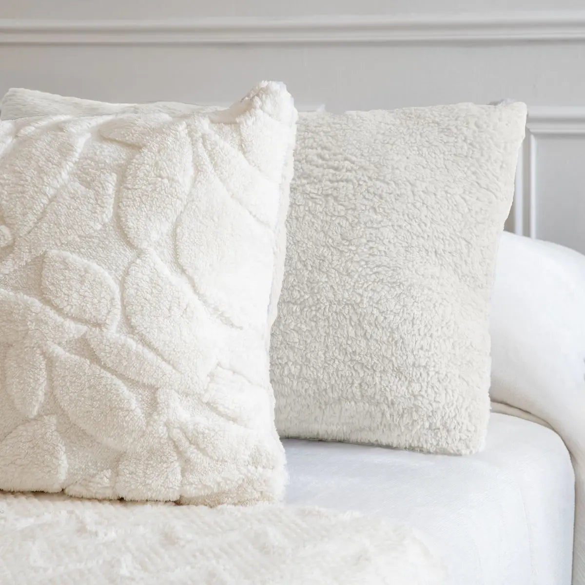 EDREDON SHERPA JACQUARD NIRA DON ALGODON