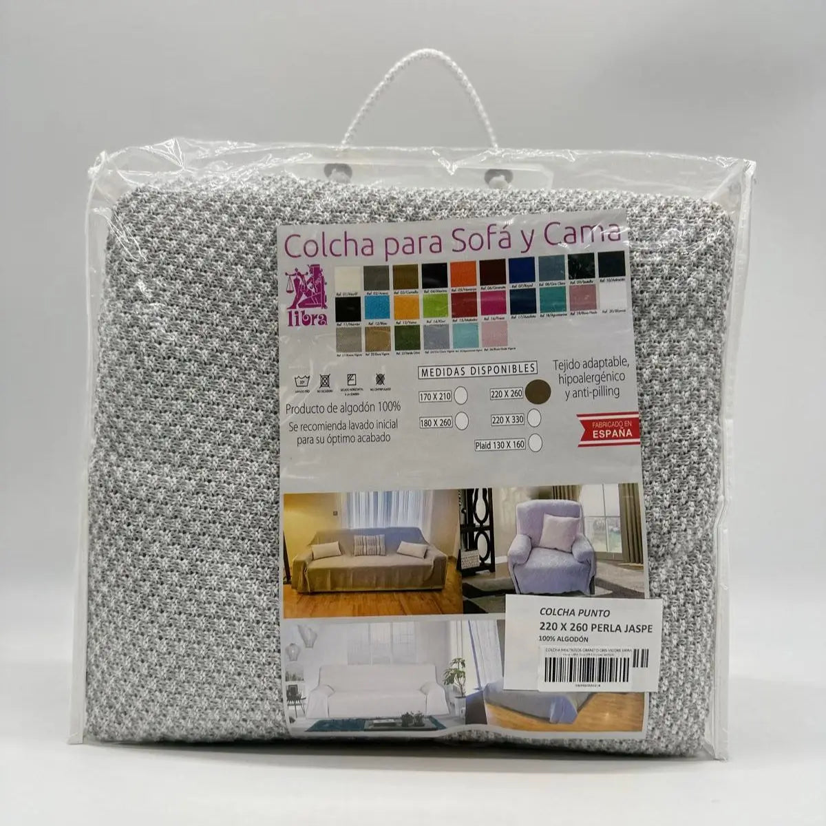LIBRA GREY VIGORE GRANITE MULTIPURPOSE THROW