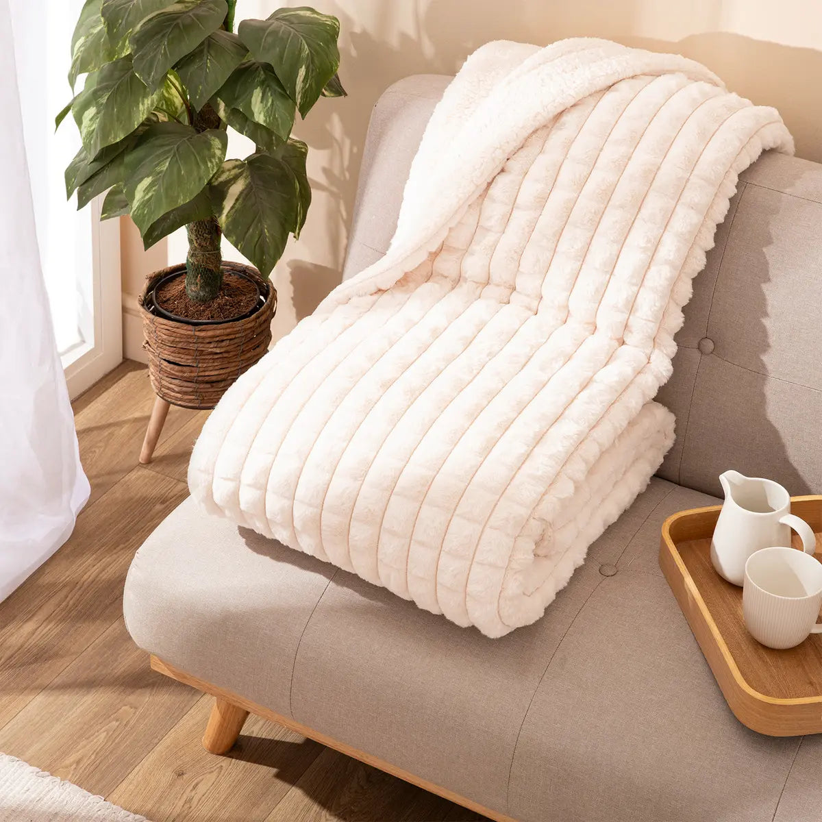COUVERTURE AMBRE CRÈME CARAMEL